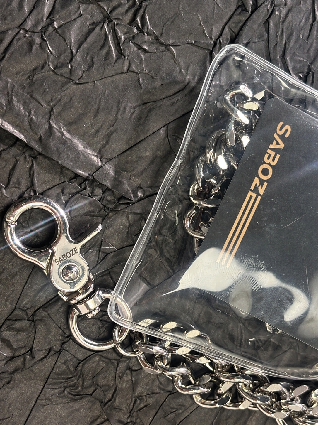 SABOZE Double Layer Pants Chain – Silver