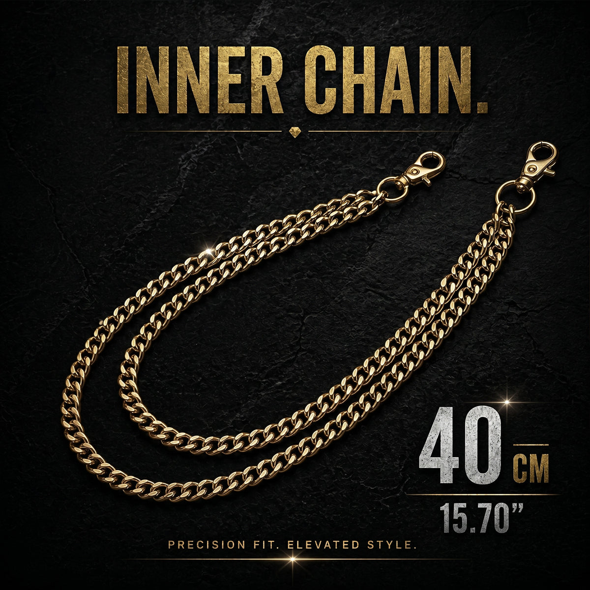 SABOZE Double Layer Pants Chain – Gold