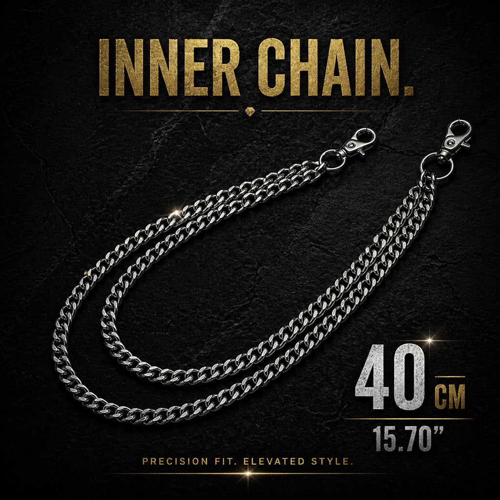 SABOZE Double Layer Pants Chain – Silver