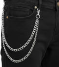 SABOZE Double Layer Pants Chain – Silver