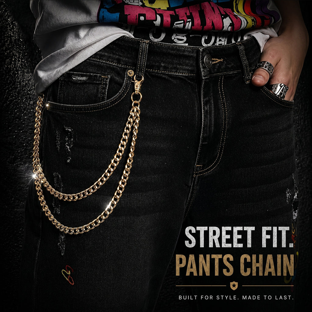SABOZE Double Layer Pants Chain – Gold