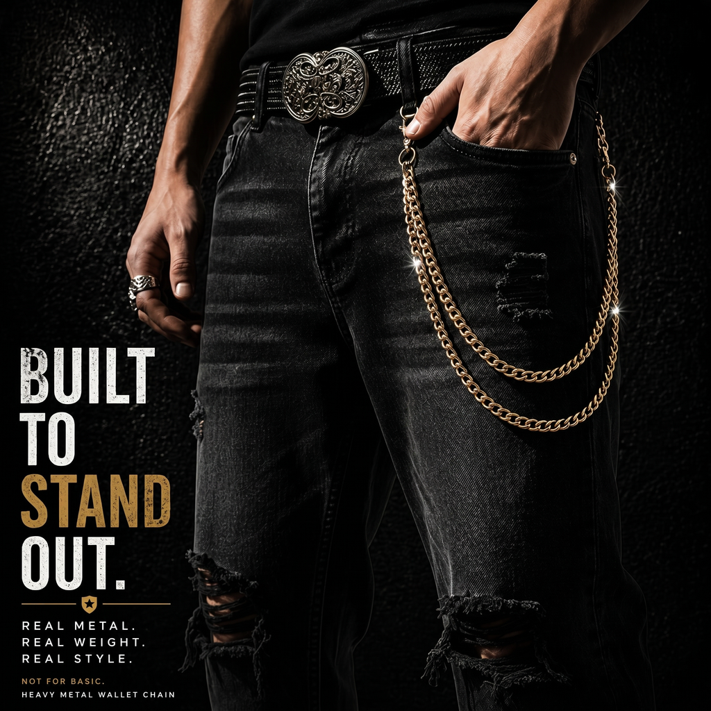 SABOZE Double Layer Pants Chain – Gold