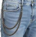 SABOZE Double Layer Pants Chain – Gunmetal